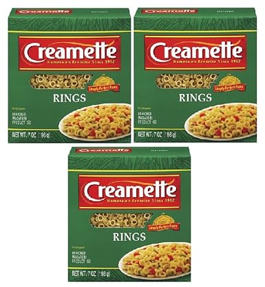 Creamette rings, enriched macaroni product (015100000195)