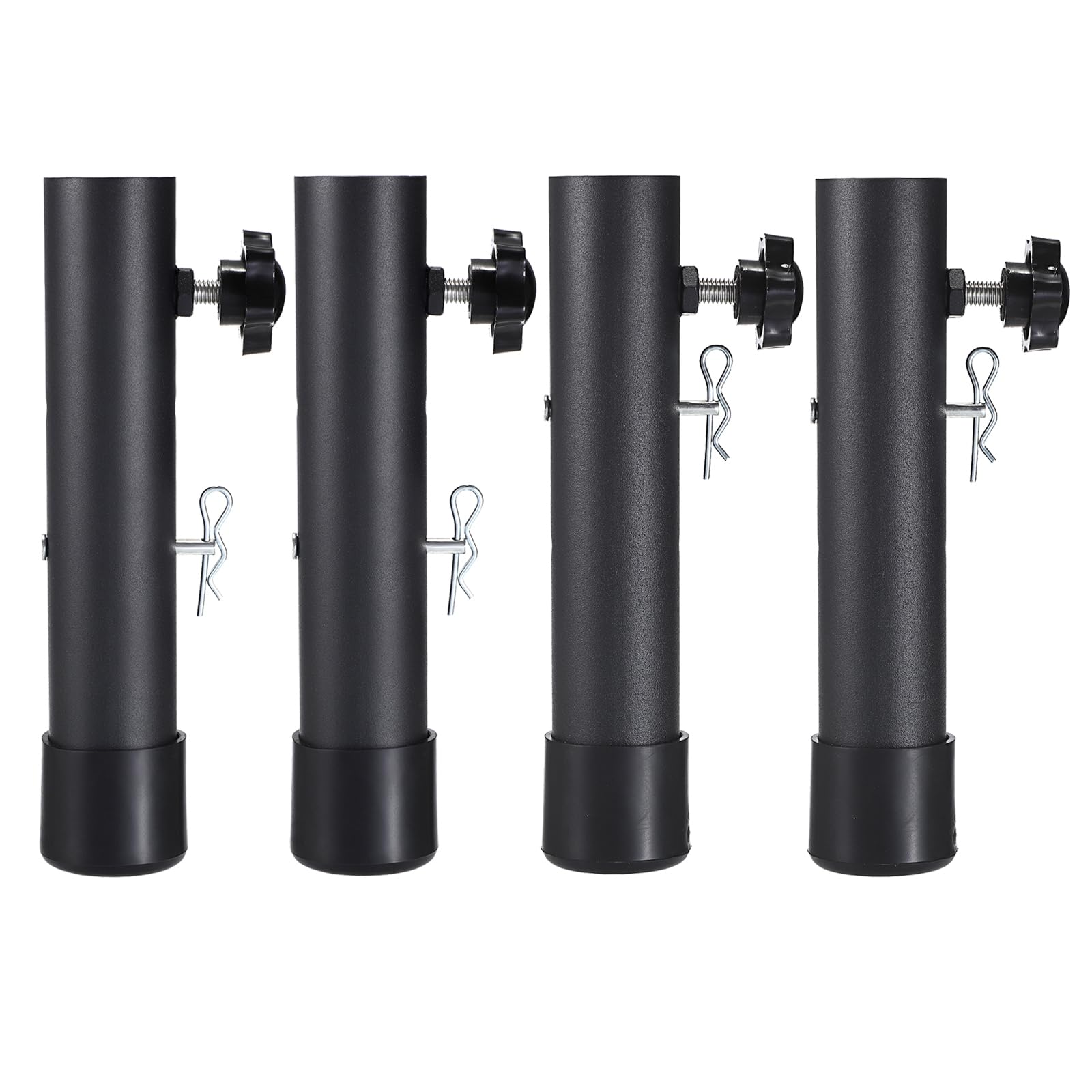 IGNPION 4Pcs Folding Table Leg Extendsion, Table Support Lift Leg for Bent/Straight, Chair Legs Extenders, Adjustable Height Desk Legs Riser to 9.2cm/ 13.2cm