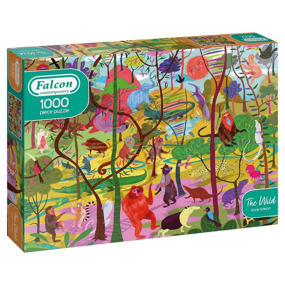 Jumbo, Falcon Contemporary - The Wild, Jigsaw Puzzles for Adults, 1,000 piece