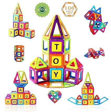 bloques imantados para niños