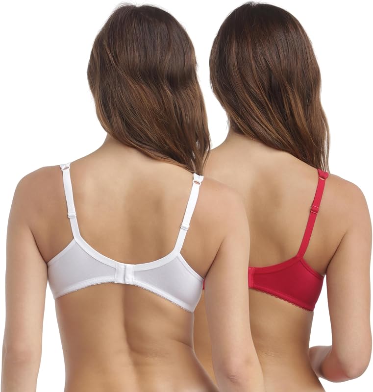 Reggiseno con Ferretto in Cotone Organico Generous x2 Donna