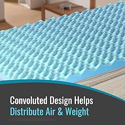 DMI 2-Inch Foam Mattress Topper, Egg Crate Foam Pad