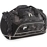 Fila Sprinter 19" Sport Duffel Bag, Black/Teal
