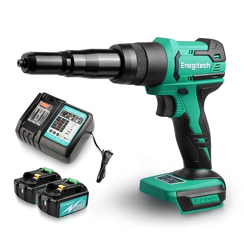 18V Cordless Rivet Gun Brushless Lithium-ion Automatic Blind Rivet Tool ...