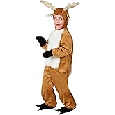 Deer Costumes/Outfits | Reindeer Costume Kids Toddler Deer Outfit With Antler Headband, Child Animal Costumes