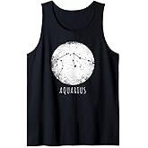 Aquarius Zodiac Constellation Horoscope Gift Art Tank Top