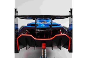 ZRRC RC COB Led Light Strip Taillights for 1/7th Arrma Limitless F1 Infraction Felony 6S - Adhesive Rear Lamp - Remote Controlled AUX 3 Modes- RC Car Upgrades Decoration