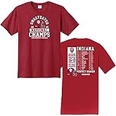J2 Sport 2025 Indiana NCAA Football National Champs (2026 CFP) & Perfect Season Shirt - Front & Back Print