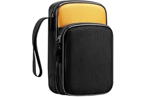OLAIKE KingSung Zippered Soft Tool Carrying Case for Fluke 117/116/115/114/113 Digital Multimeter 62 Max and Many More, with Smooth Zipper and Thick Wrist Strap, Built-in Shock-Proof Cotton, Double-Layer