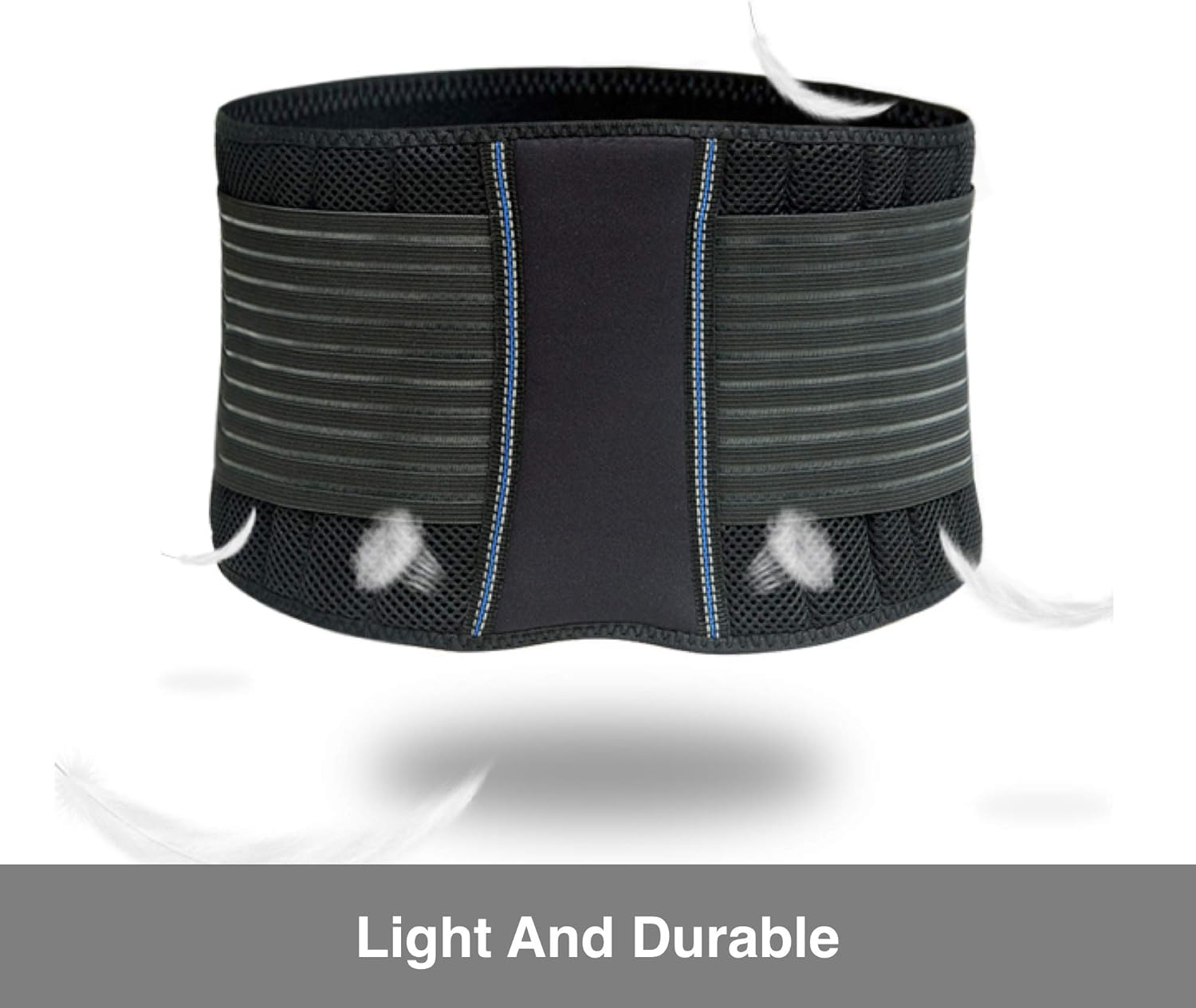 BraceUP Stabilizing Lumbar Lower Back Brace Support Belt Dual Adjustable Straps Breathable Mesh Panels (XXL): Health & Personal Care