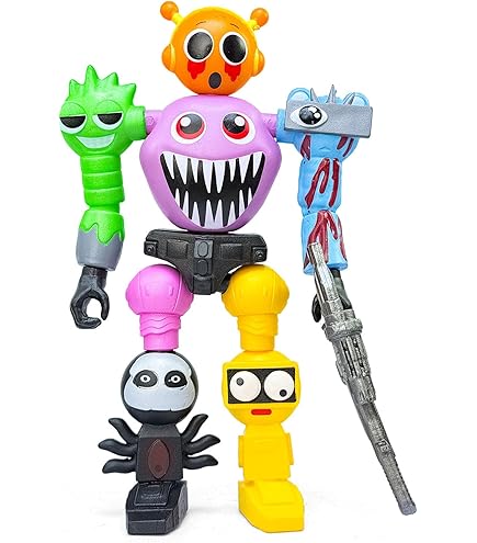 Pendentifs Et Autocollants Sprenky Colorés - 6 Figurines + 500 Stickers Pour Décoration Noël, Halloween, Anniversaire
