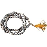 Vaijayanti Mala 108+1 Beads for Japa, Puja & Meditation | Sacred Rosary of Lord Vishnu & Krishna | Handmade Spiritual Jap Mala Necklace for Prayer, Temple & Devotional Rituals | Tulsi Look Bead Rosary