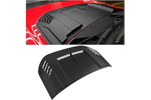 AIGMUX Hood Scoop for Ford bronco 2021-2025 2/4 door, ABS injection matte black hood air intake for Ford bronco2021 2022 2023 2024 2025 (not suitable for Ford Raptor and Sport models) hood protector
