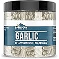 Earthborn Elements Garlic 200 Capsules, Pure & Undiluted, No Additives