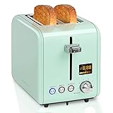 SEEDEEM Toaster 2 Slice, Stainless Steel Bread