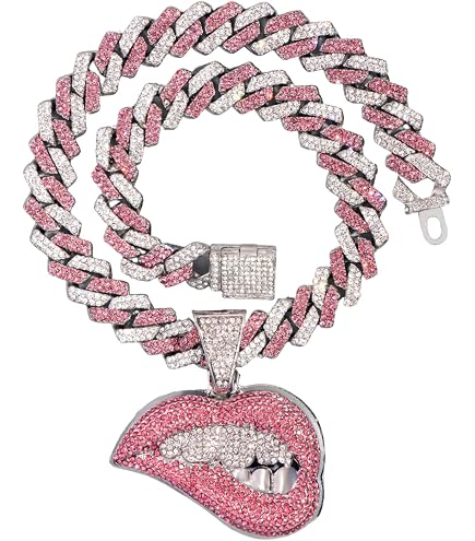 Amazon.com: 20MM Hip Hop Rose Gold Color Rhinestones Iced Out