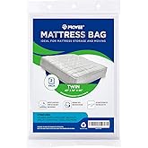PROWEE 2 PK Twin XL/Twin Mattress Bags for Moving, Waterproof Mattress Cover for Disposal and Storage