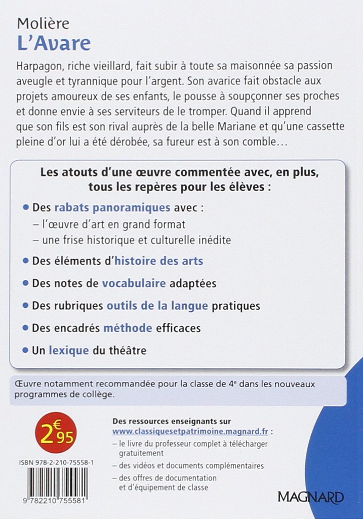 View L&#039;avare De Moliere Edition Magnard Gif