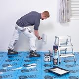 Builders Bull Heavy-Duty Carpet Protector 50m Self-Adhesive Waterproof Roll view 8