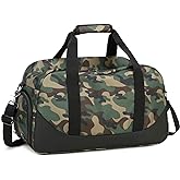 Octsky Boys Overnight Bag Weekender Bag Sports Gym Travel Duffel Bag with Shoe Compartment, Camo Green