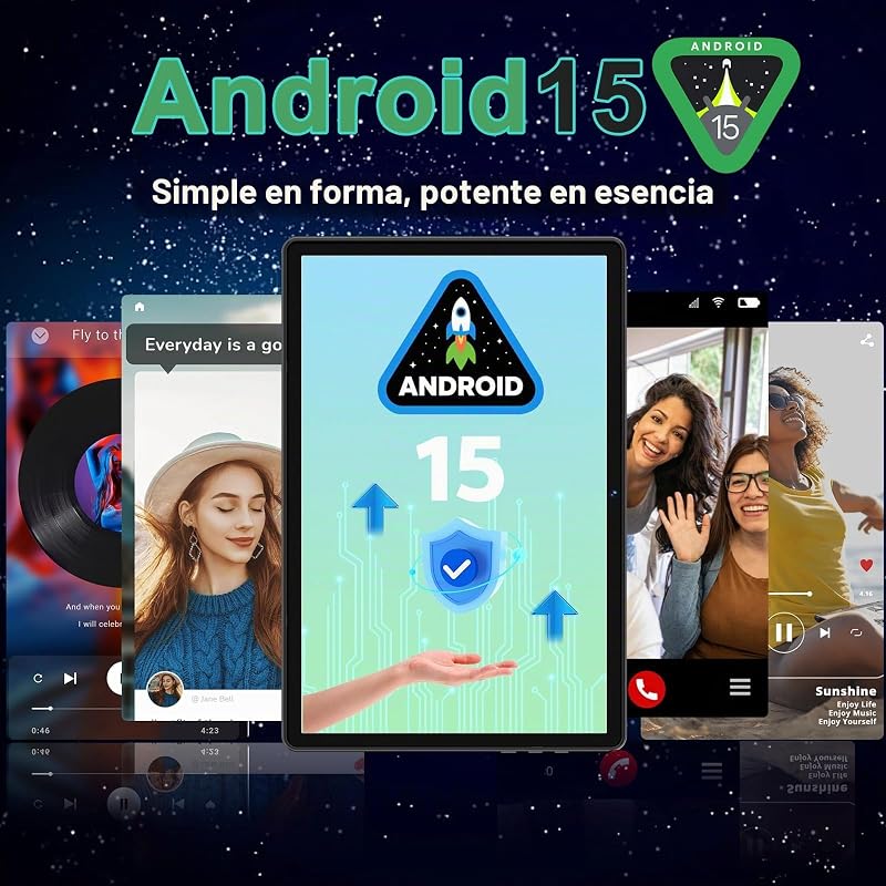 Tablet 10 Pulgadas Android 15, 30 GB RAM + 2 TB ROM Expansión, Widevine L1
