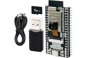 Freenove ESP32 CAM Dev Board Kit, Dual-core 32-bit 240 MHz Microcontroller, Onboard Camera WiFi+BT, Python C Code, Example Pr