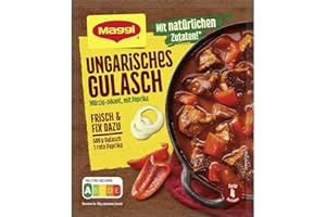 MAGGI fix & fresh hungarian stew (Ungarisches Gulasch) (Pack of 4) by Maggi