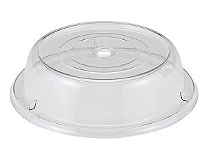 Cambro 1202CW152 Clear 12-1/8in Camwear Plate Camcover Case of 12