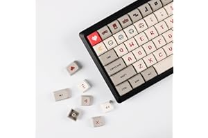 YMDK 146 Key Gameboy Dye Sub ZDA PBT Keycap Similar to XDA for MX Keyboard 104 87 61 Melody 96 KBD75 ID80 GK64 68（Only Keycap