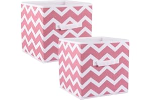 DII Foldable Fabric Storage Containers for Nurseries, Offices, Closets, Home Decor, Cube Organizers & Everyday Storage Needs,