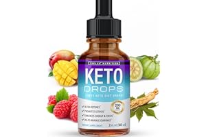 TOPLUX Keto Diet Drops Weight Loss Ketogenic Supplement - Premium Fat Burner Formula to Boost Metabolism, Suppress Appetite & Cravings, Better Absorption Liquid, Garcinia Cambogia, Effective for Men & Women