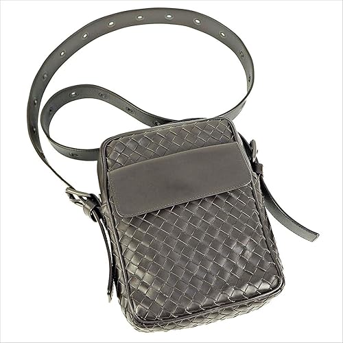 Amazon ボッテガヴェネタ バッグ イントレチャートvnクロスボディ ダークブラウン メンズ 中古 Bottega Veneta ボッテガヴェネタ シューズ バッグ