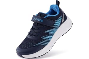 Joomra Little/Big Kids Wide Toe Box Tennis Shoes | Running Sneakers for Boys Girls+Rubber Outsole
