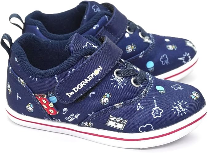 Amazon ムーンスター Moonstar アイムドラエモン 子供スニーカー Drm C001 ドラえもん 子供靴 ネイビー 18 0cm Moonstar ムーンスター シューズ バッグ