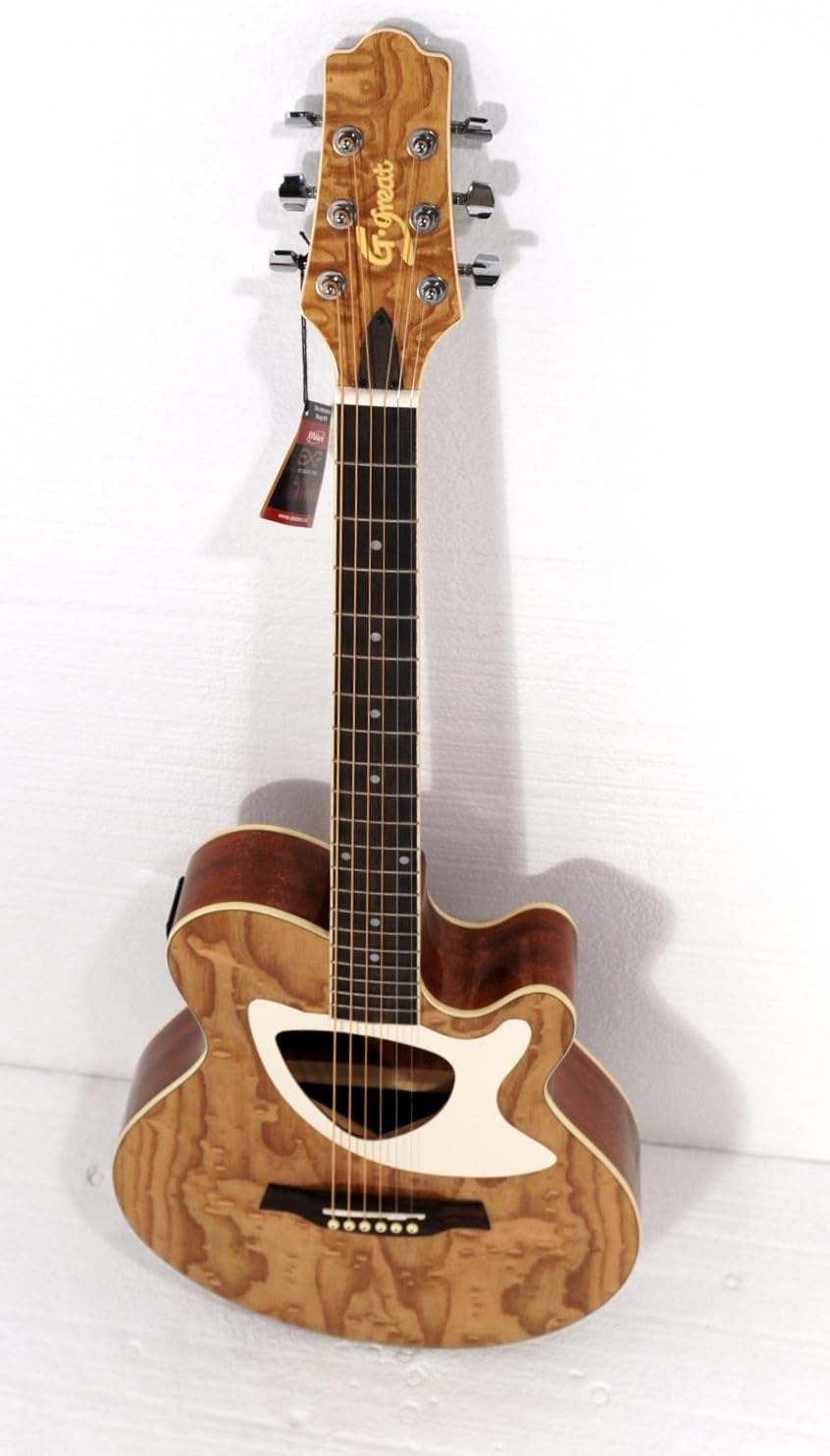 Guitars BuiltIn Tuner KAPOK TLO190CEQN Thin Body Acoustic Electric