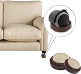 SUL Castor Cup Felt Pad Non Slip Floor Protector 50mm Glide Chair Leg Sofa Wood view 4