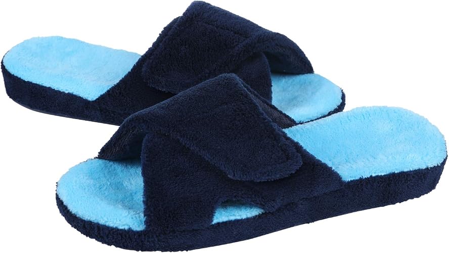 open toe slippers with arch support