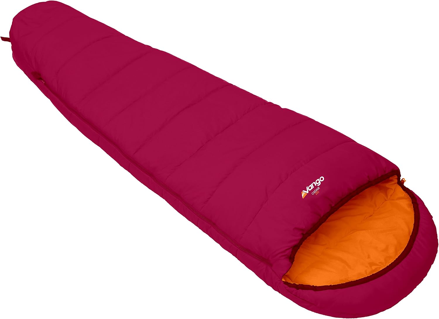 Cadair 250 Sleeping Bag for Adults (Amazon Exclusive), 3 Season Mummy Design Holds Insulation, Breathable, Cosy Lining Fabric