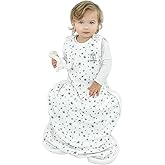 Woolino Toddler Sleeping Sack, 4 Season, Merino Wool and Organic Cotton, Baby Sleep Bag, 2-4 Years, Stars
