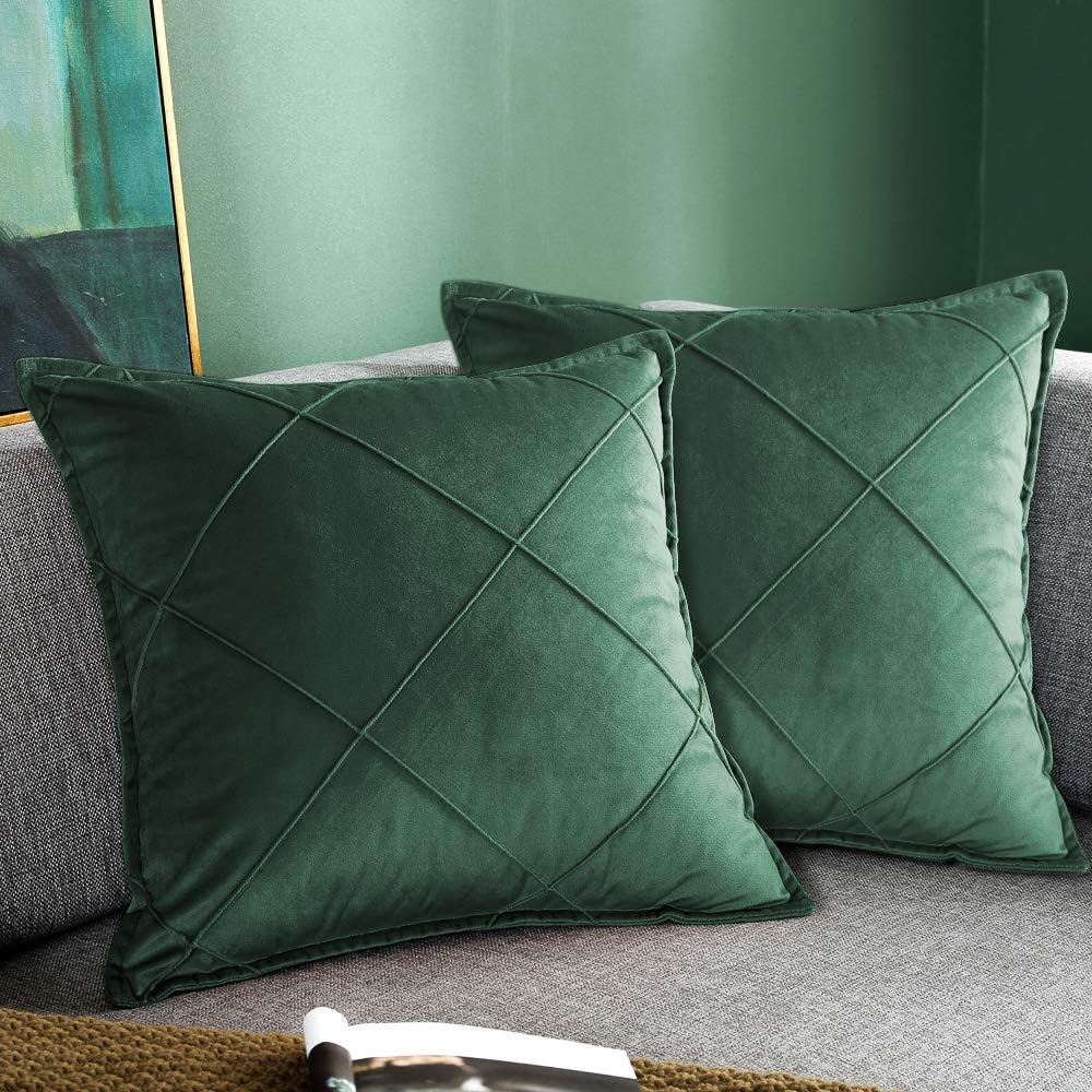 Britimes Throw Pillow Covers Teal Home Decor