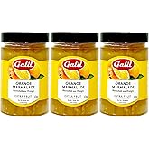 VALUBNDL: Galil Preserve Jam Spread - Marmalade Tartinade Jams and Jellies - Custom VALUBNDL Branded Pack of 3 (BULK 1110G!) 