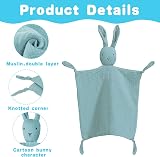 Vicloon Rabbit Baby Comforter Blanket 31x31 cm Safe Organic Cotton view 5