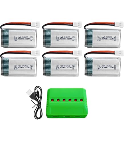 Amazon.com: Hobbyant 3.7V 30C 520mAh Battery for XK K110 110S V977