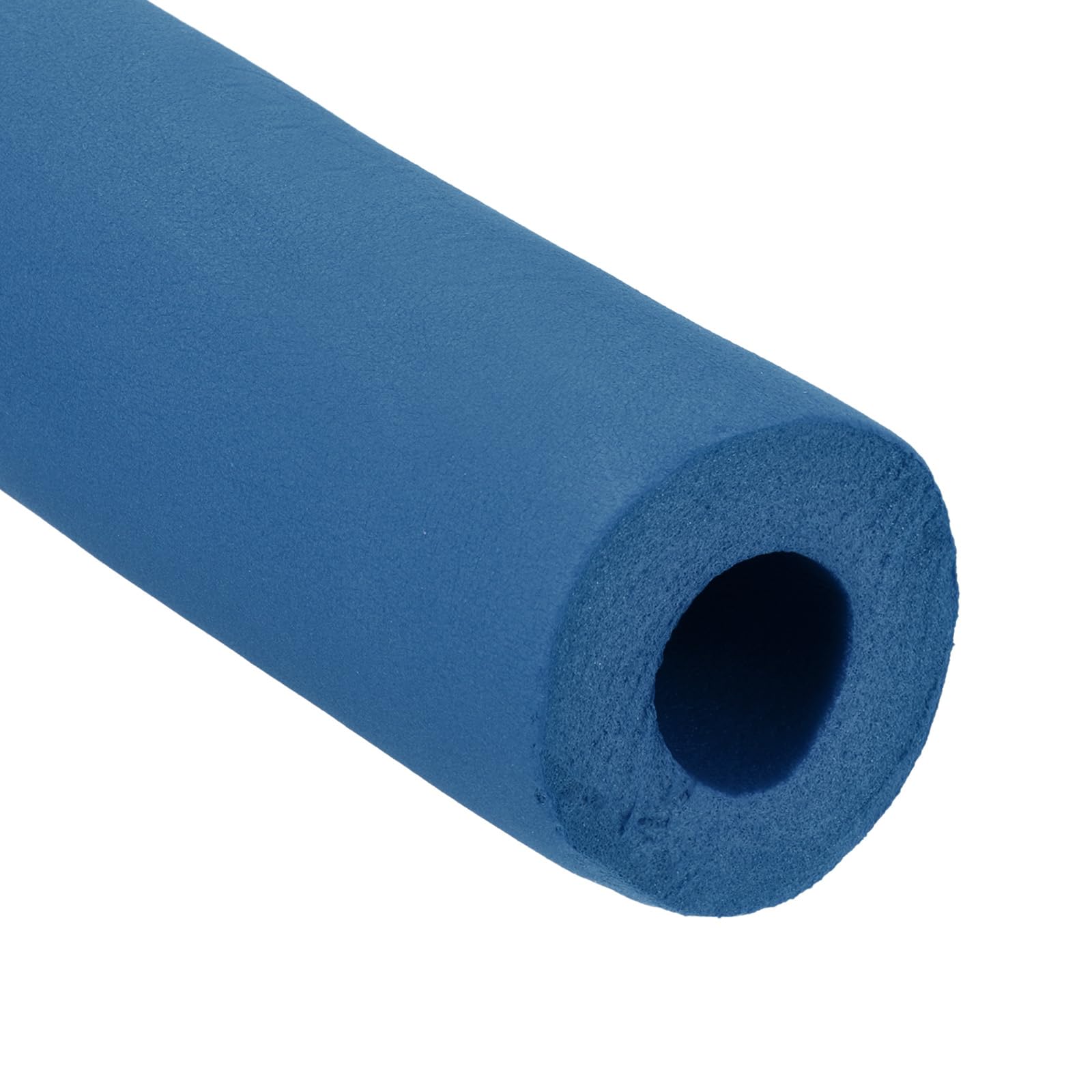 PATIKIL 3.28Ft Long 1-5/16" (34mm) ID Pipe Insulation, 1 Pcs 20mm Thickness Rubber Foam Winter Freeze Protection Tube Fire Retardant for Water, Air Conditioning, Industrial Pipes, Blue