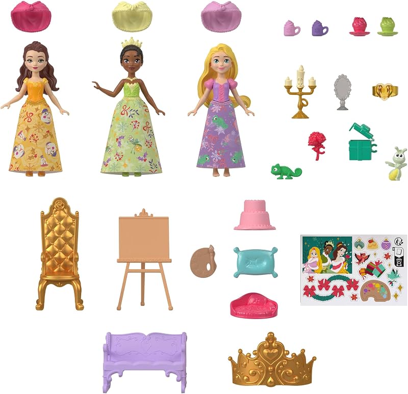 Disney Princess Calendario dell'Avvento con Rapunzel, Tiana, Belle — foto 5 di 6