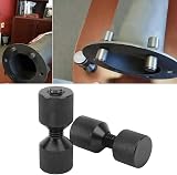 Hosit 2 Hole Flange Alignment Pin Set Aluminum Black Oxidation Resistant 2 Pins view 3