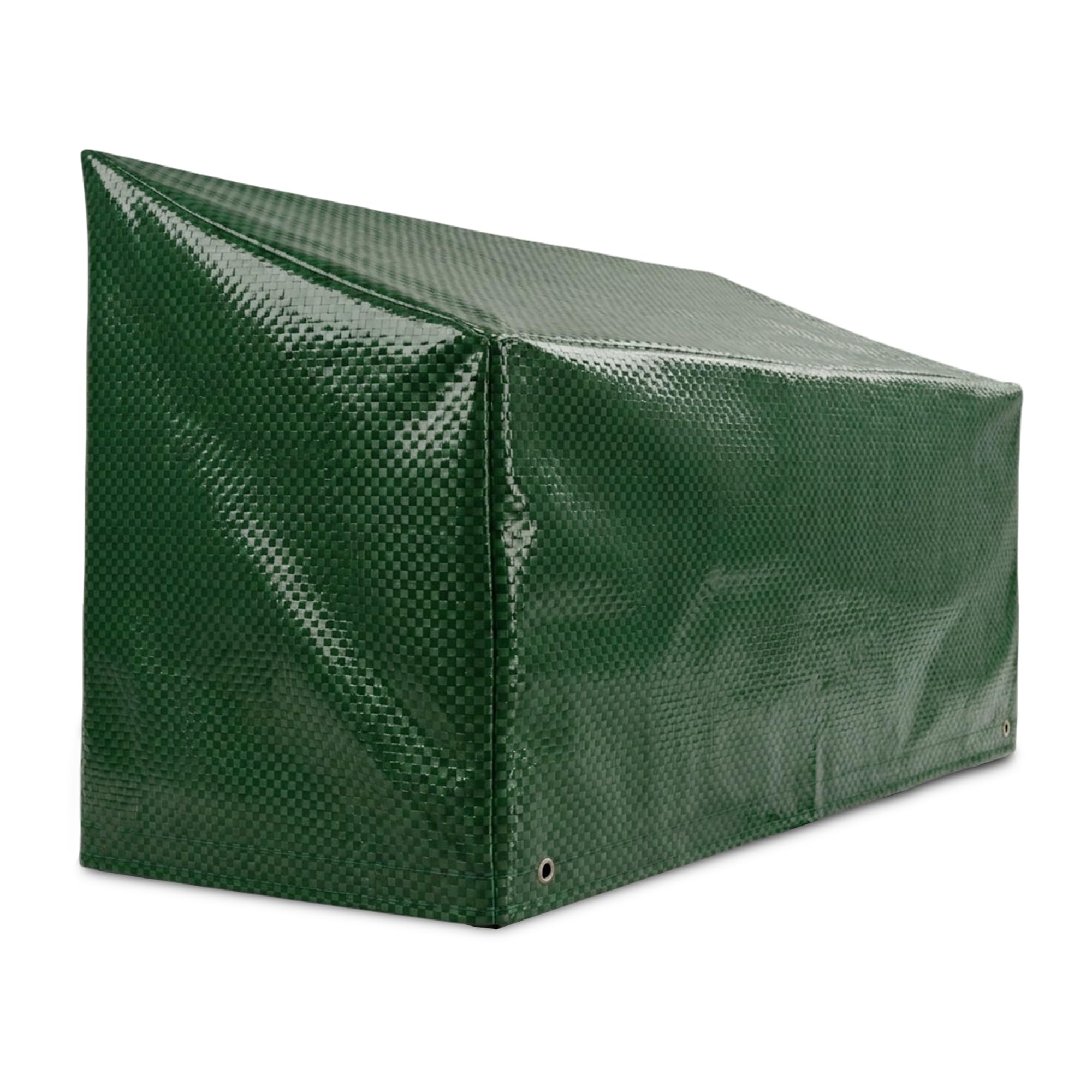 FINE GARDEN Bench Cover 3 Seater Waterproof Heavy Duty Oxford Fabric Cover for Outdoor Furniture Bench Seat Cover for Sofa Glider with Securing Rope and Breathable Mesh (Green,66x163x90cm)