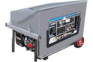 ZTTXL Generator Tent Running Cover New, Ultra Heavy Duty Tarpaulin Enclosure, Outdoor Portable All-Weather Generator Rain Shelter for Most 3500w-12000w generators Most The (New) (standard-Grey)