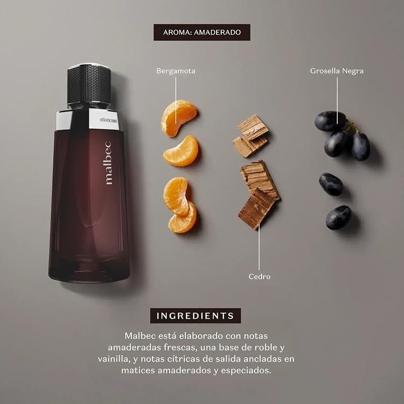 O Boticário | Malbec | Eau de Toilette Hombre | 100 ml