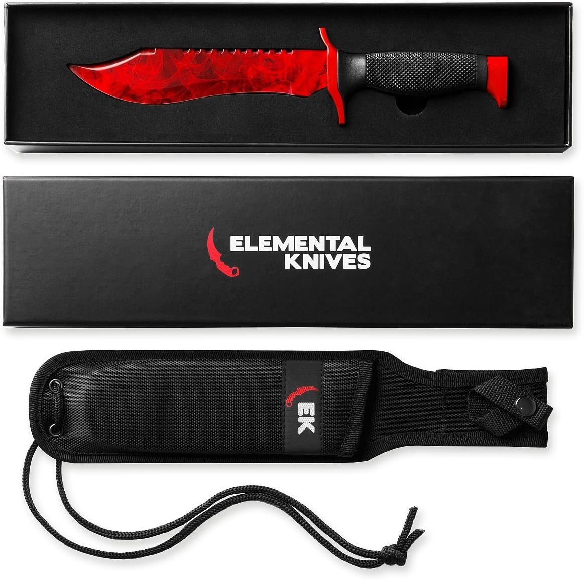 Elemental Knives Ruby Doppler Bowie Real CSGO Knife